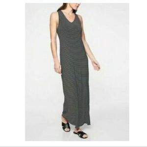 Athleta Stripe Getaway Twisted T-Strap Maxi Dress Size XL Tall NWT
